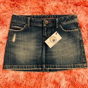 American Eagle Outfitters Y2K Denim Mini Skirt Size 0-2